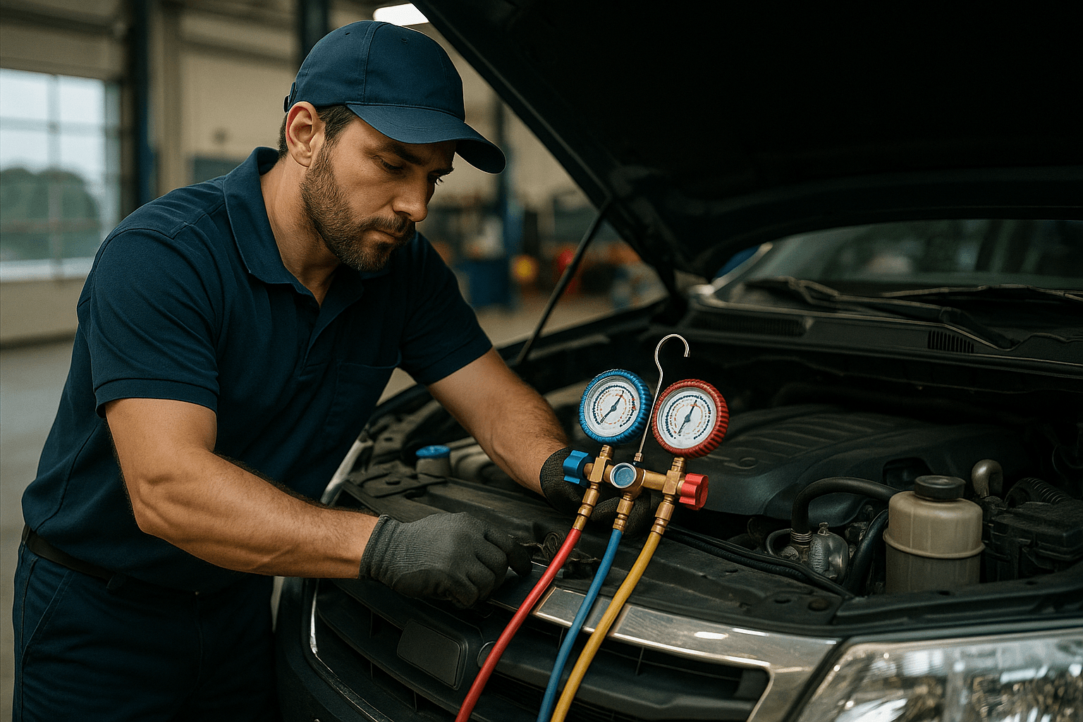 Air-conditioning Service and Repair background